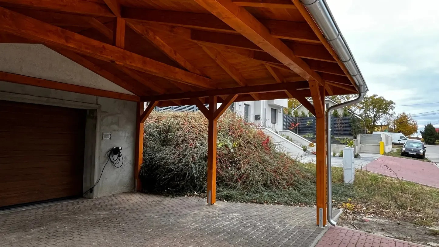 Carport dwustanowiskowy Carporty wiaty