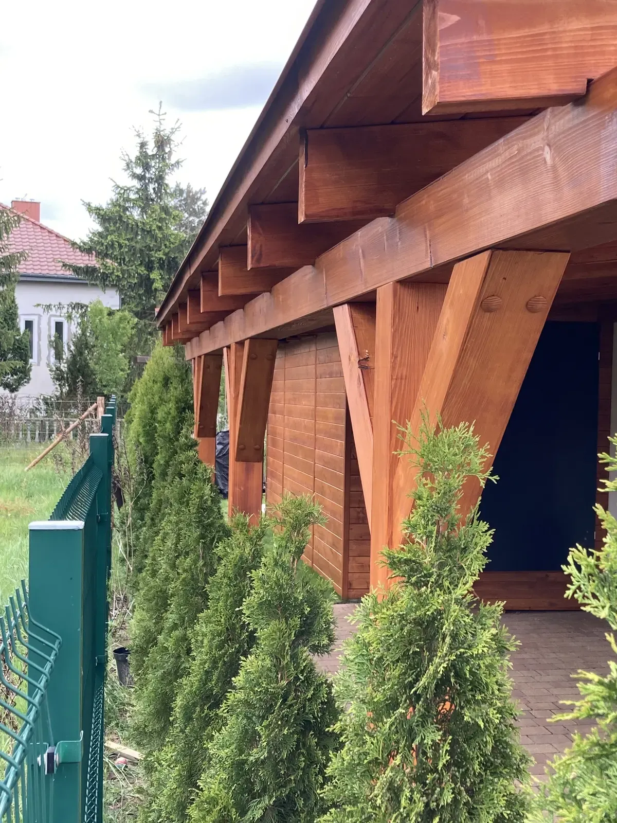 Carport z domkiem Carporty wiaty