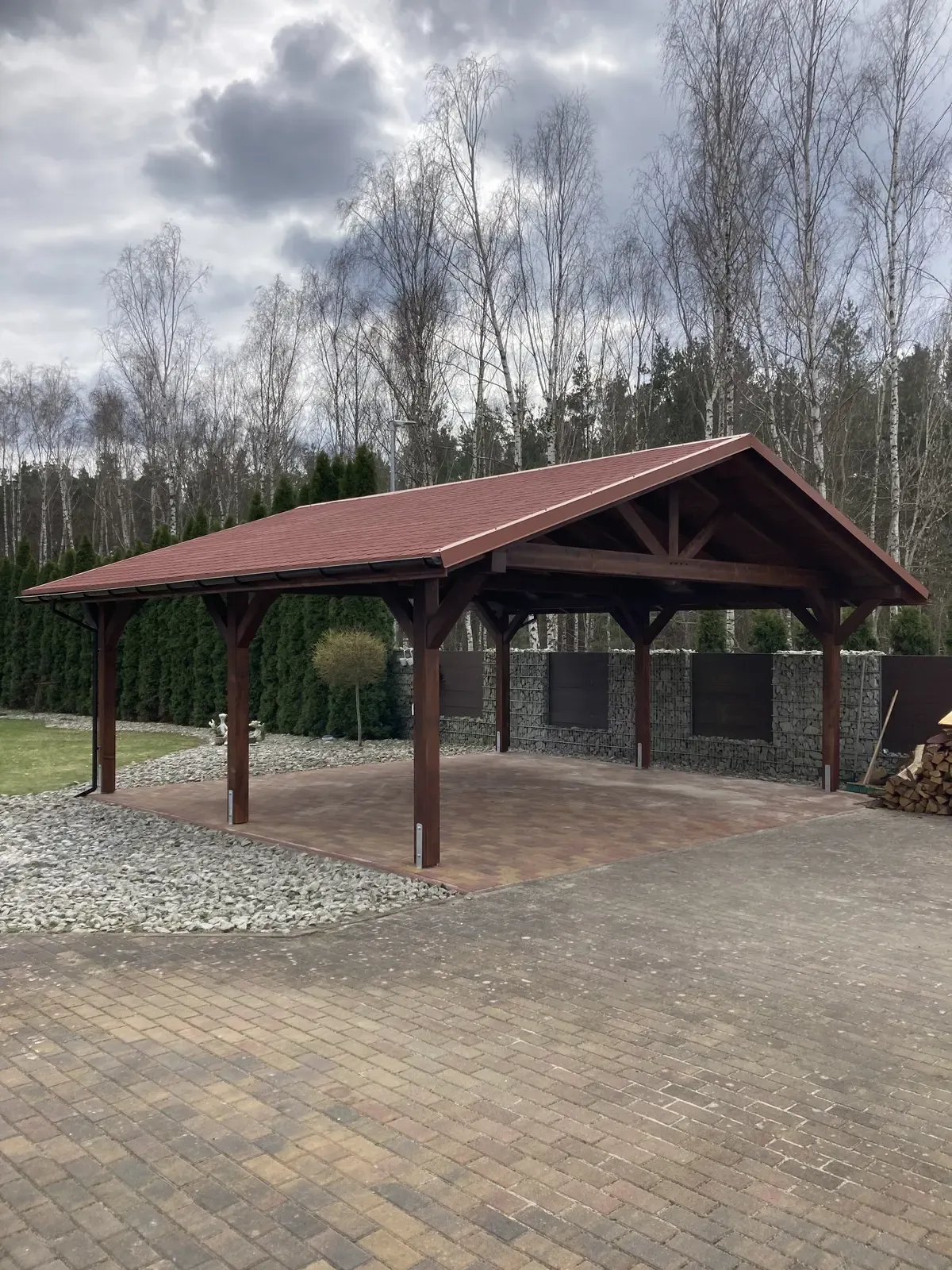 Carport dwustanowiskowy Carporty wiaty