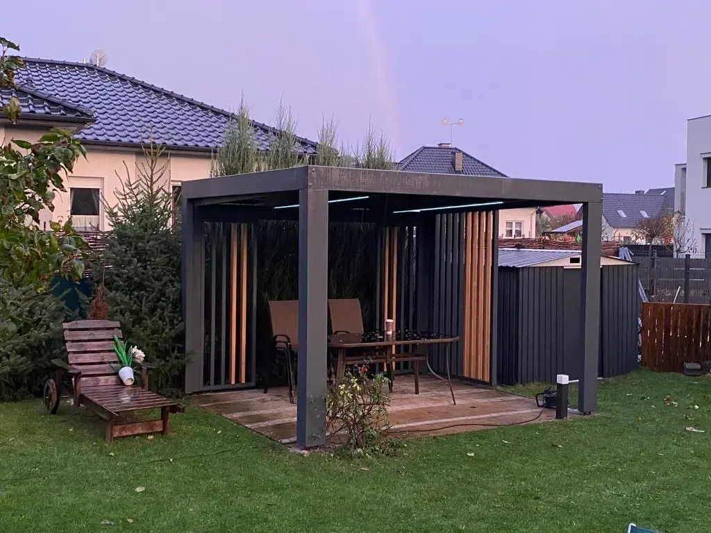 Pergola ogrodowa LED Pergole