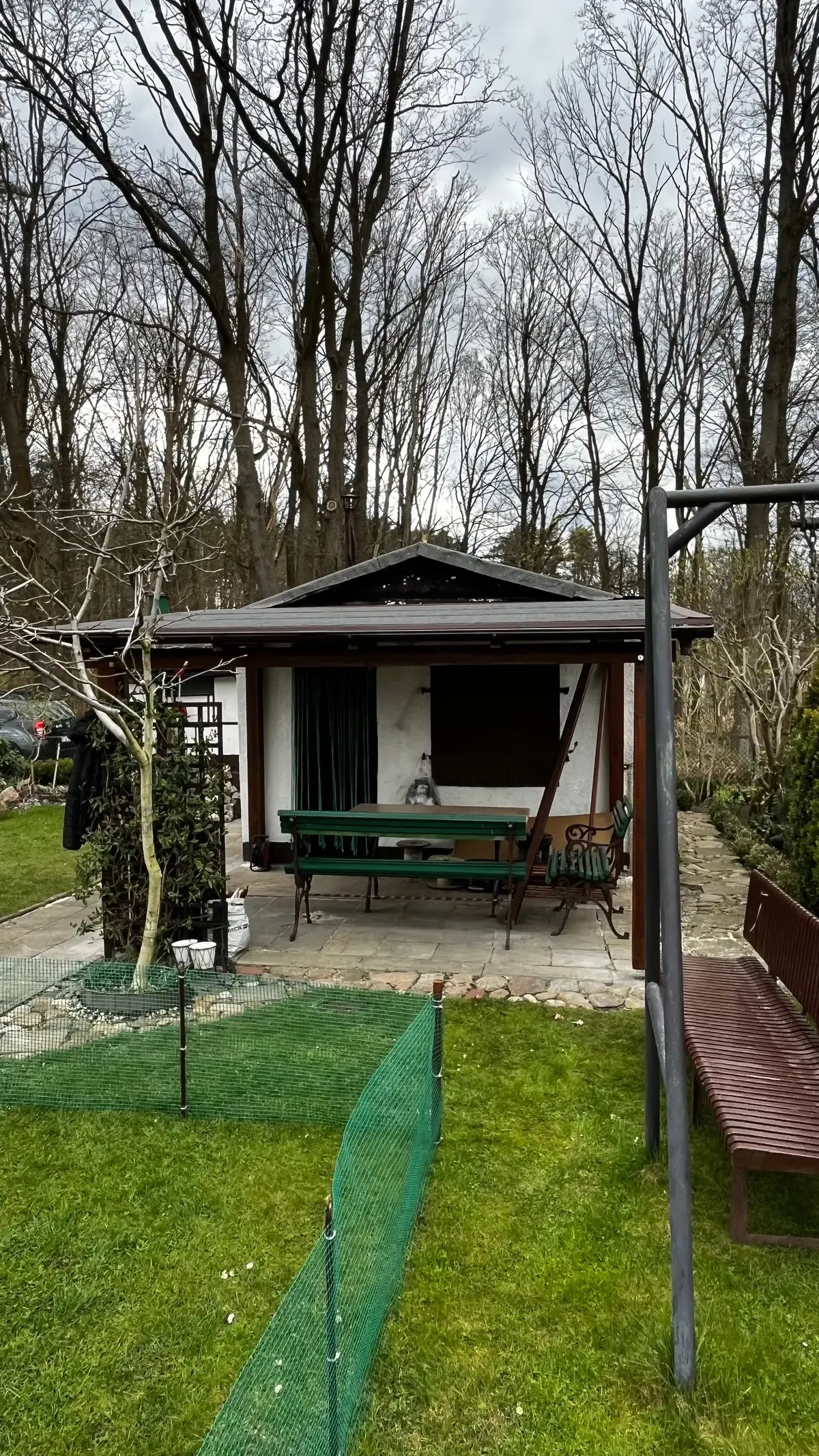 Zadaszenie tarasu domku działkowego Zadaszenia tarasu