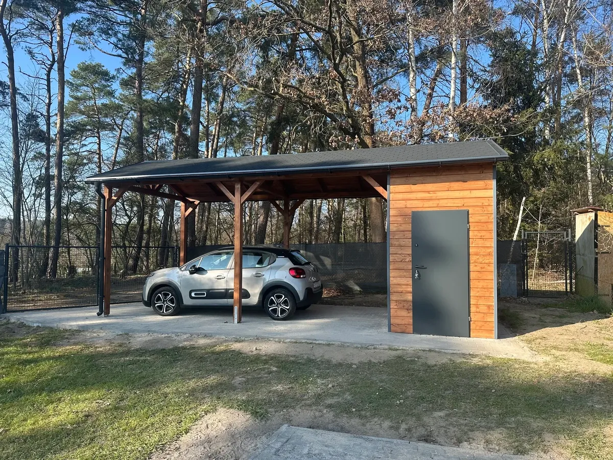 Carport jednostanowiskowy Carporty wiaty