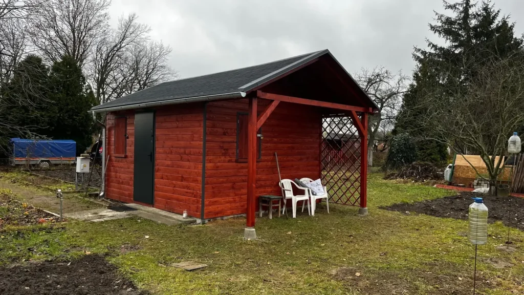 Domek na ogródkach działkowych Domki ogrodowe