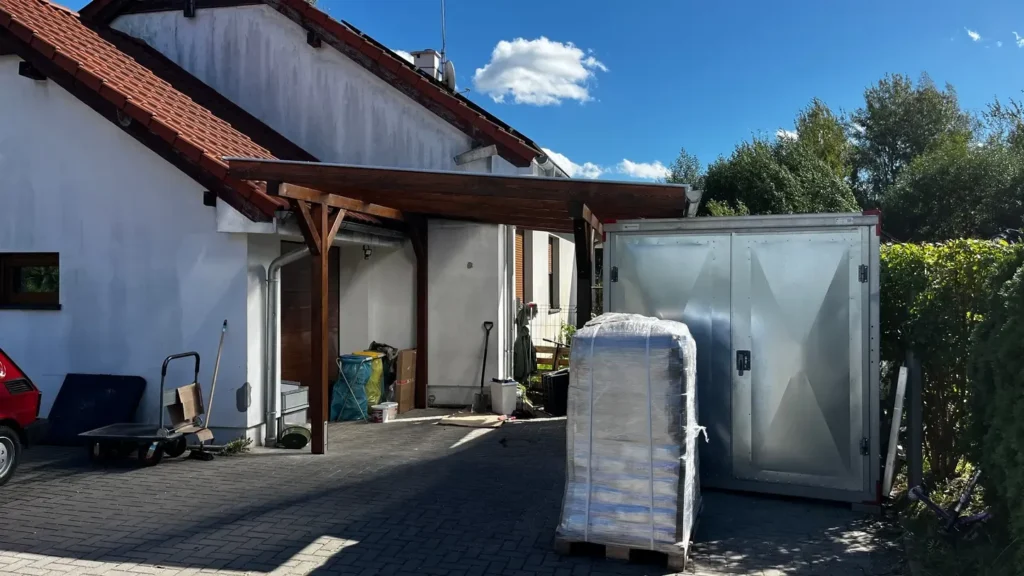 Zadaszenie nad garażem Zadaszenia tarasu