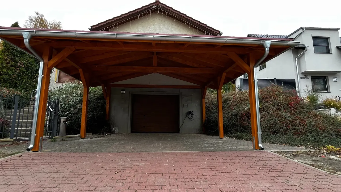 Carport dwustanowiskowy Carporty wiaty