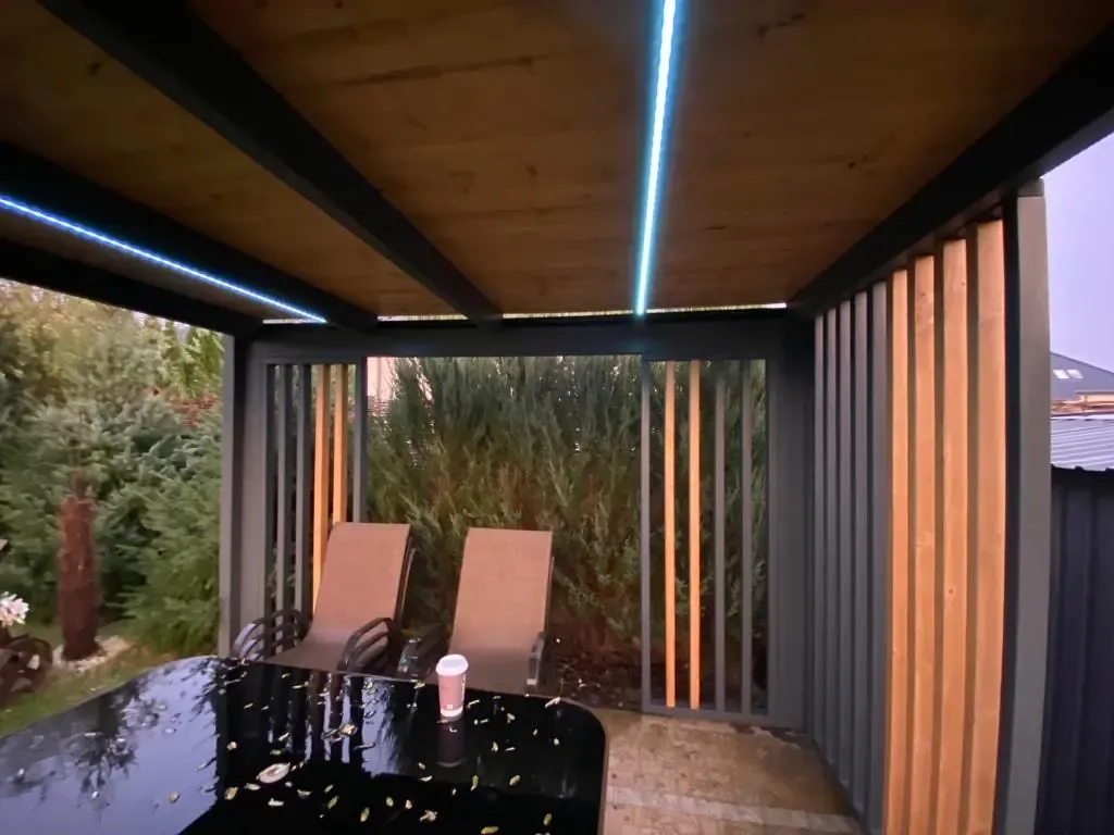 Pergola ogrodowa LED Pergole