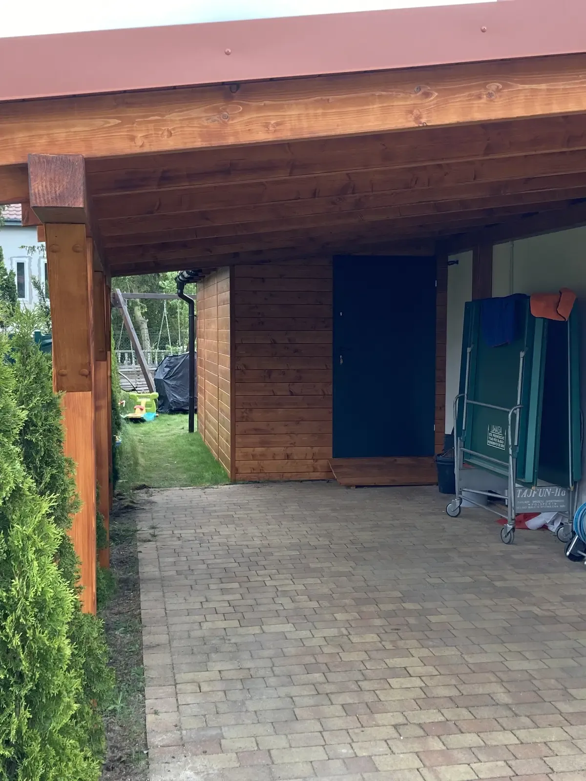 Carport z domkiem Carporty wiaty