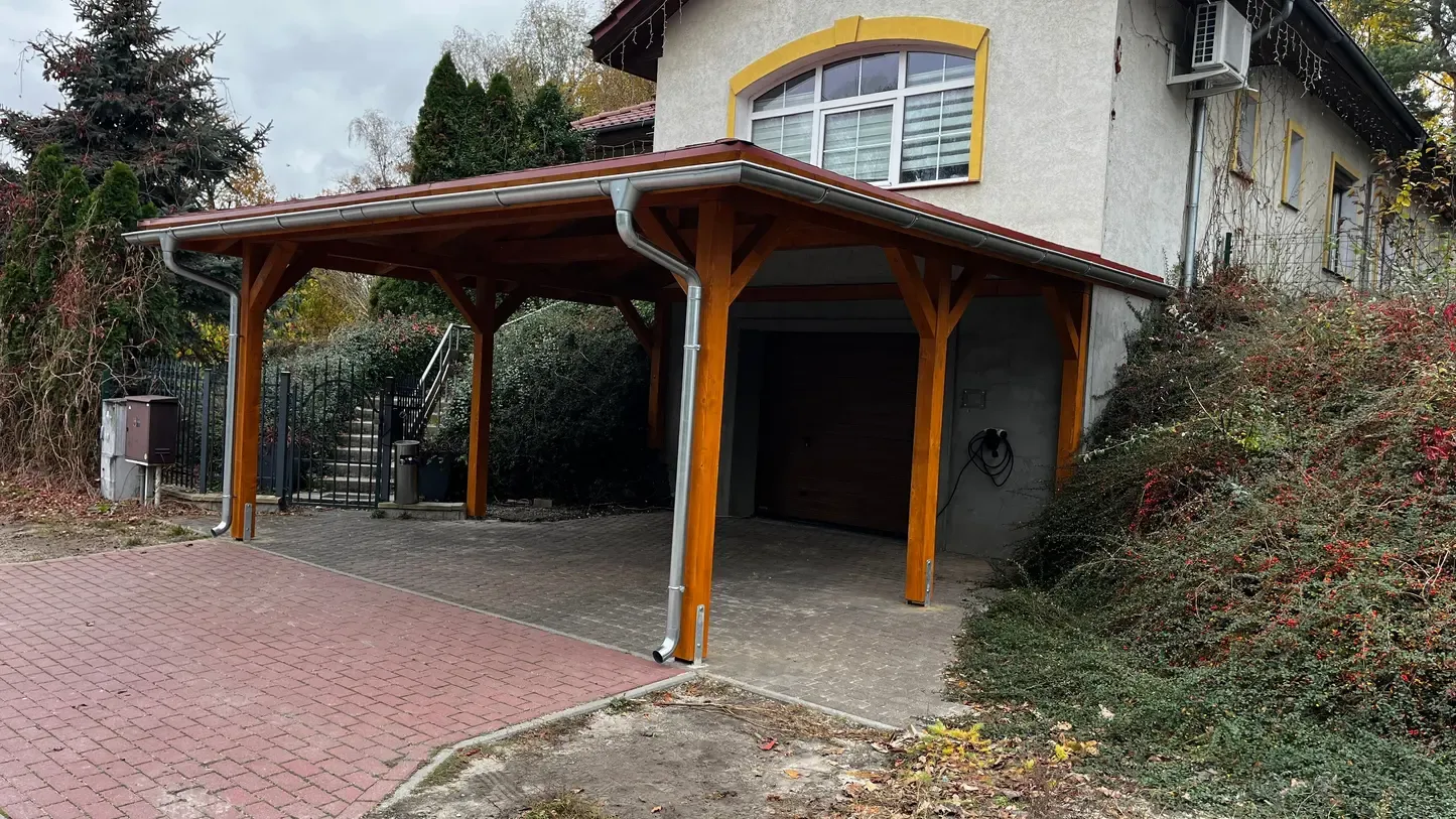 Carport dwustanowiskowy Carporty wiaty