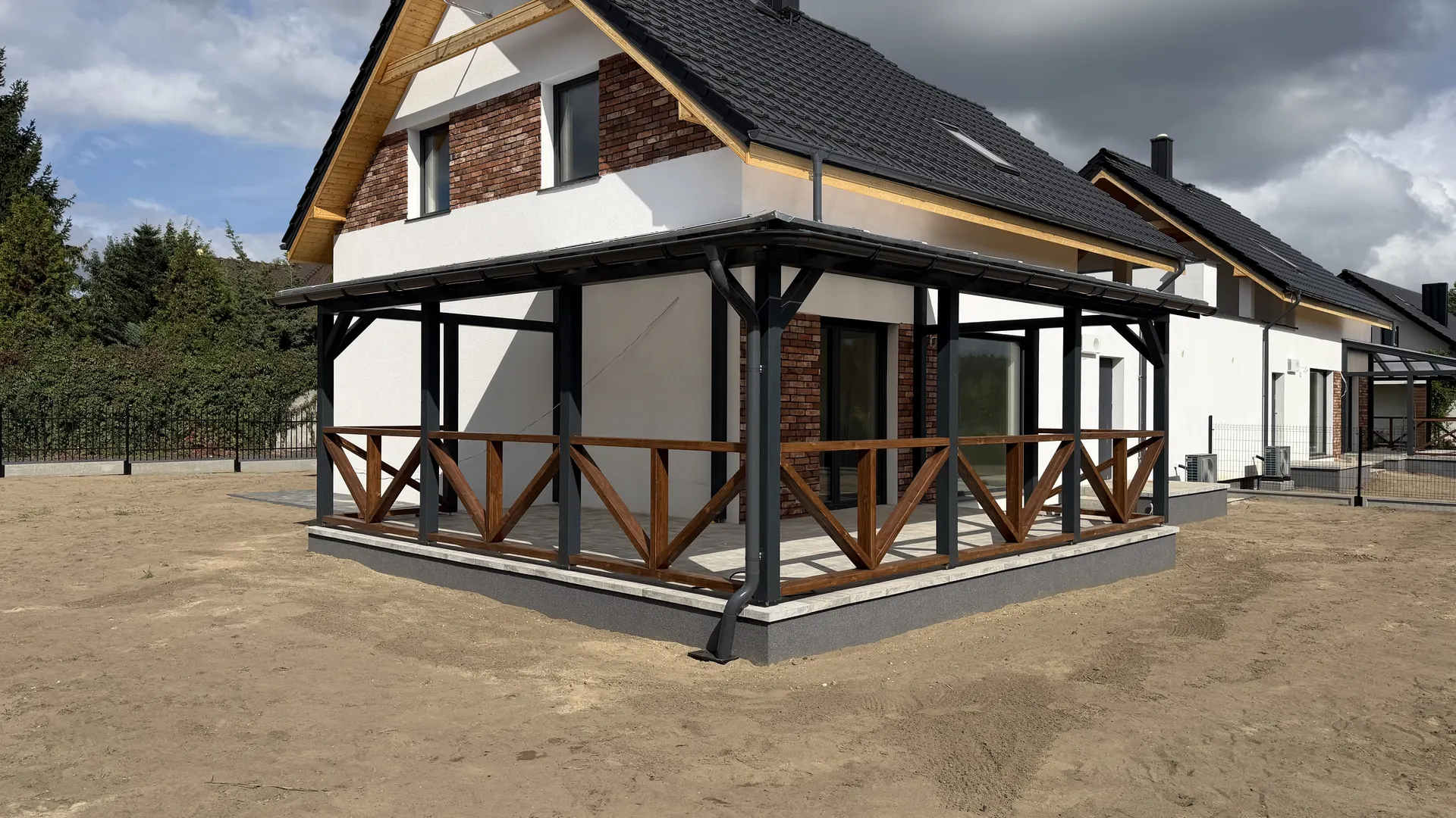 Zadaszenie tarasu z balustradami 8 Zadaszenie tarasu zielona gora